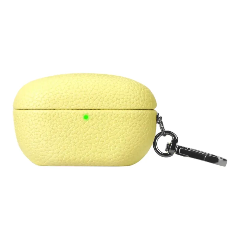 NUOQIXIN Compatibility SONY WF 1000XM5 Litchi Grain Fabric+PC Litchi Grain Impact Resistant Headphone Cases-22