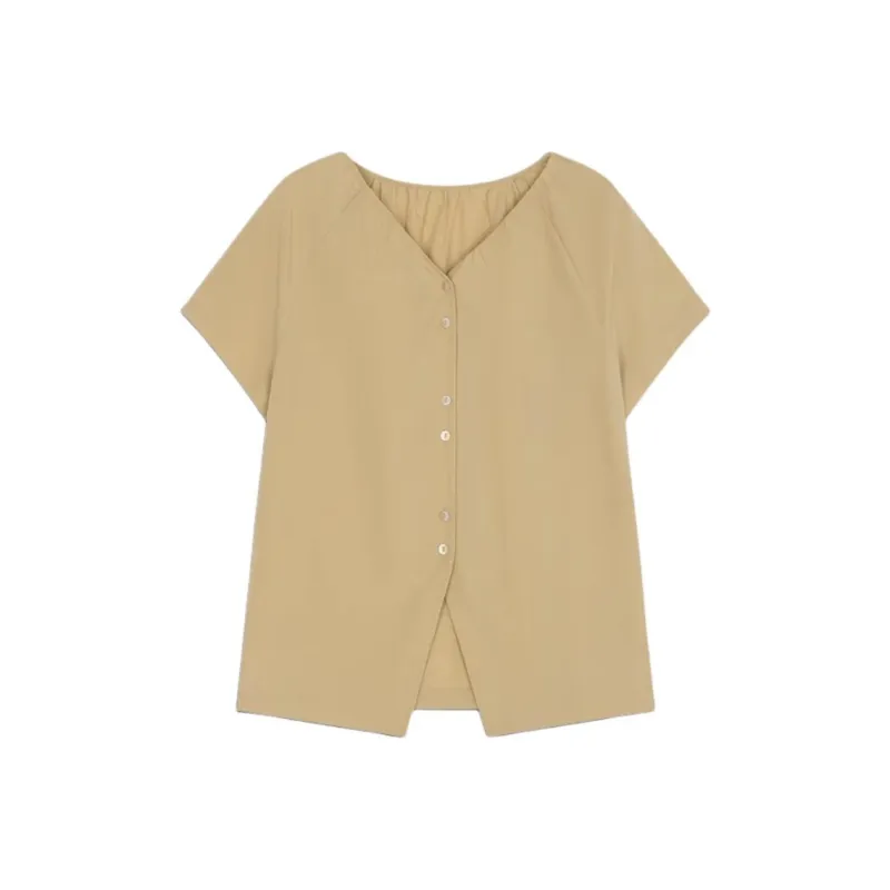 Mu Xiao Xin Shirts Women's Lemon-1