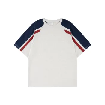 BOTH PLAY T Shirts Unisex White Gray[230g Heavyweight 100% Cotton]