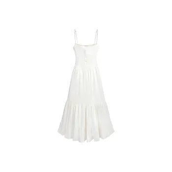 ERIRI Slip Dresses Women's White
