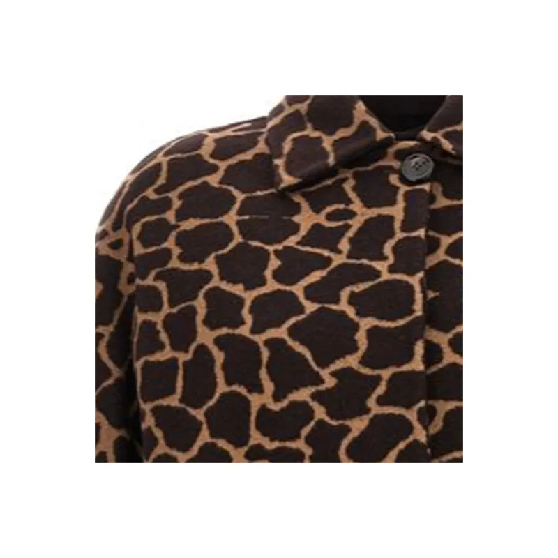 MaxMara All Over Patterned Long Sleeved Coat-2