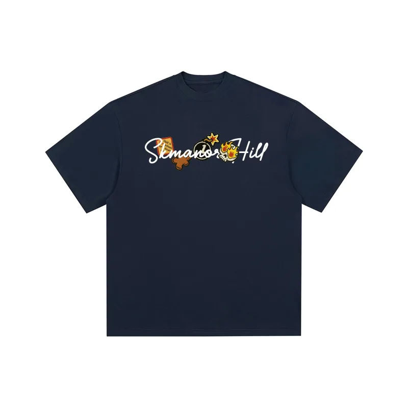 S.k. Manor Hill Short Sleeved T Shirts Unisex-12