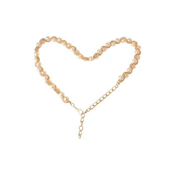 JEANSWEST Metal Waist Chains Women's 1CM