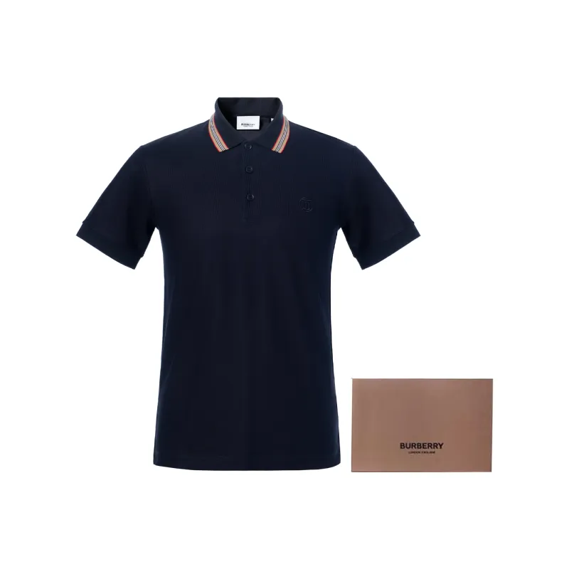Burberry SS24 Polo Shirt Men's Navy-8