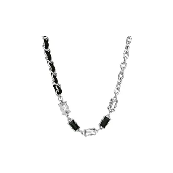 PISHUSHU Titanium Steel Necklaces Unisex