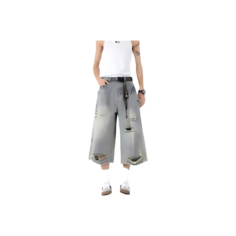 TONYBEAR Cargo Shorts Men Blue-0