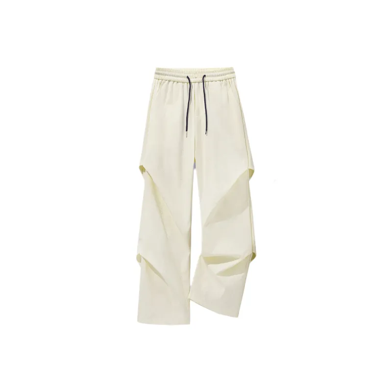 SOIE Cargo Pants Unisex Pink [Summer Cool Ice Silk Material]-24