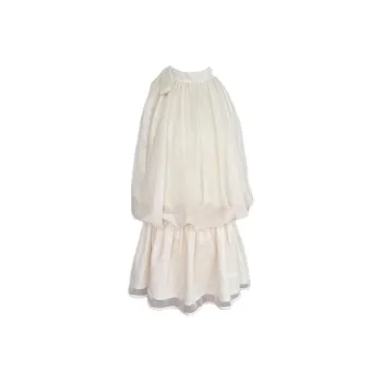 SISC Sleeveless Dresses Women's Apricot