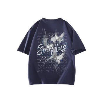 SOIE T Shirts Unisex Navy Blue