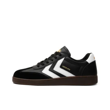 Hummel Low Top Skateboard Shoes Unisex Black White