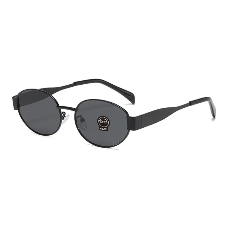 YALMY Metal Oval Sunglasses Women's-6
