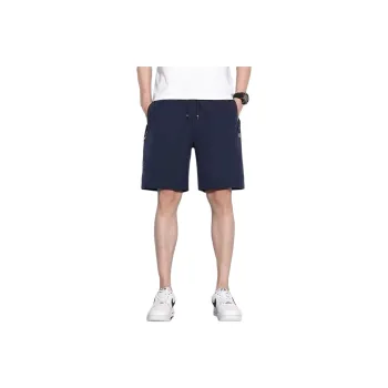 KVIV Casual Shorts Men Navy Blue 