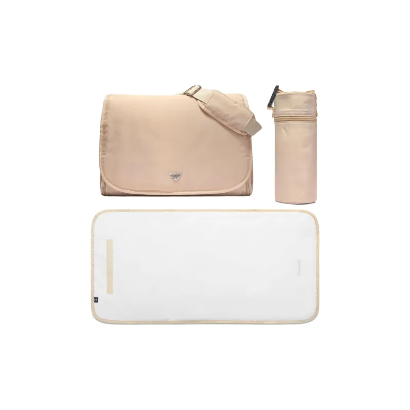 EMPORIO ARMANI Fashion Diaper Bag Shoulder Bag Women's Beige-1