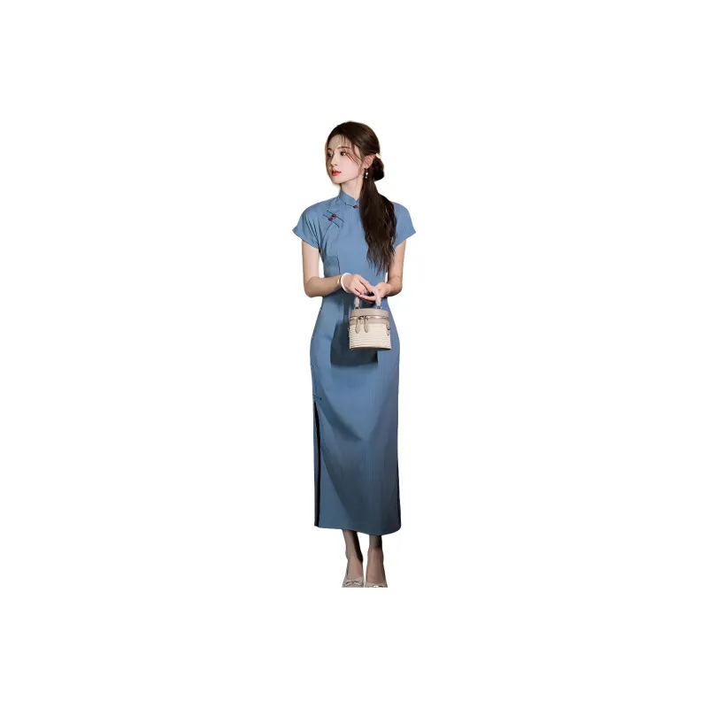 / Cheongsams Women's Blue-0