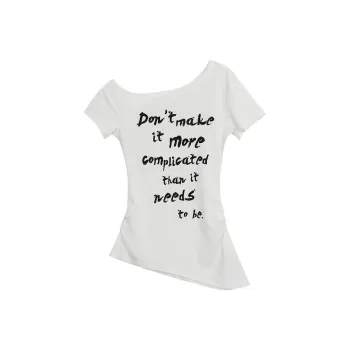 GOSO T Shirts Women's White