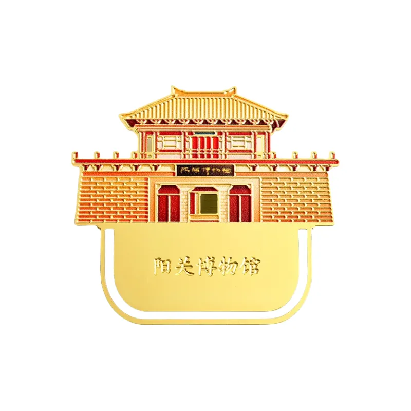 XIAOKOUTU Chinese Style Chinoiserie Memorial Gift Creative Dunhuang Cultural Creativity Metal Bookmarks-0