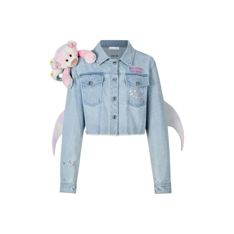 13 DEMARZO x INSTINCTOY Denim Jacket Women's-0