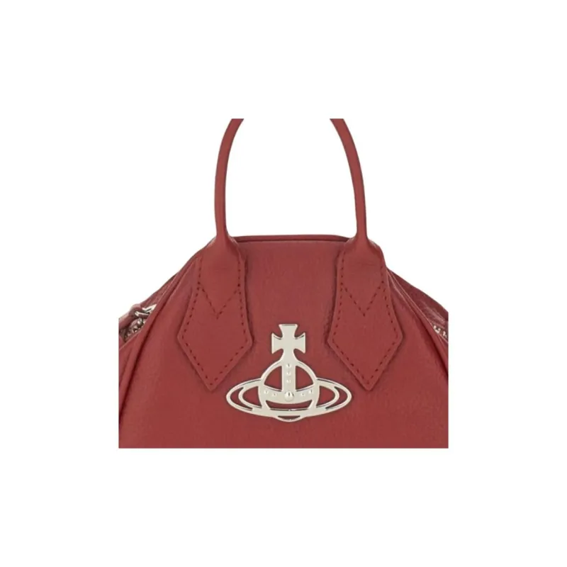 Vivienne Westwood PU Shoulder Bag, Crossbody Bag, Handbag Mini Women's Red-4