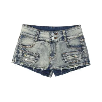 YINLEI Denim Short Skirts Women's