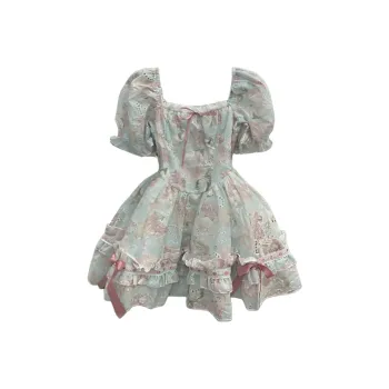 GUOZHEN Short Sleeved Dress Women's