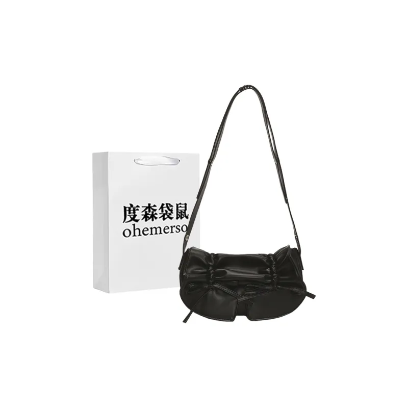 Dusen Kangaroo PU Shoulder Bag Women's Multicolor-18
