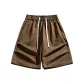 Caramel[Ice Silk Knee-Length Pants]