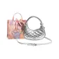 Silver+Shopping Bag