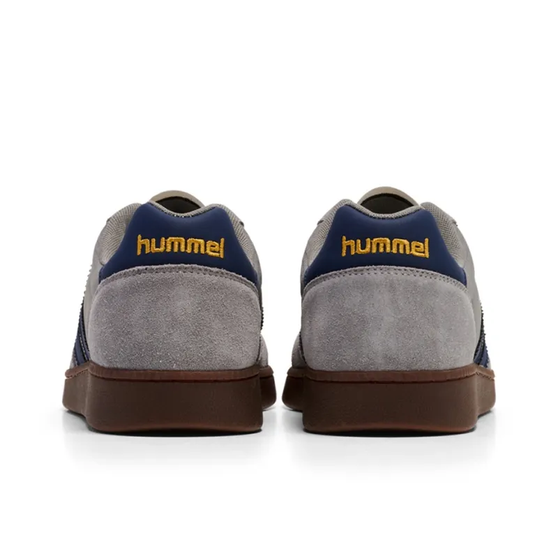 Hummel Low Top Skateboard Shoes Men's Gray Dark Blue-3