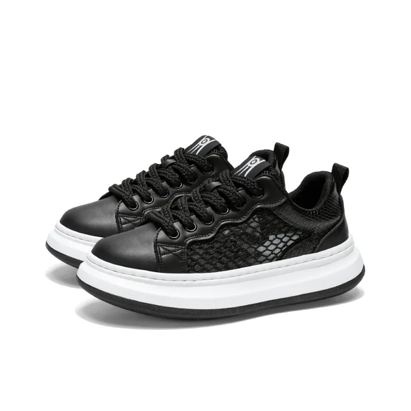 OUGLEMEN Wrapping, Wear Resistant And Non Slip Low Top Casual Shoes Men's Box-8