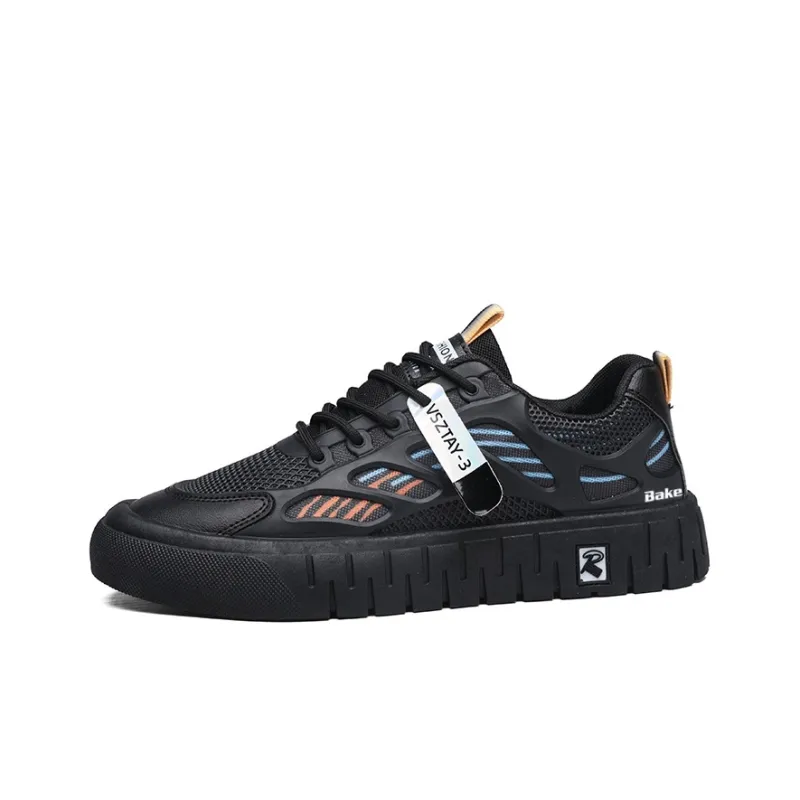 BAKE Non slip Lightweight Low Top Skateboard Shoes Men's-10