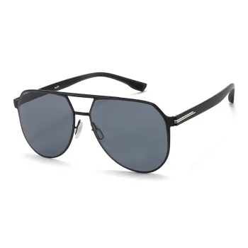 JEKA Metal Aviator Sunglasses Men's