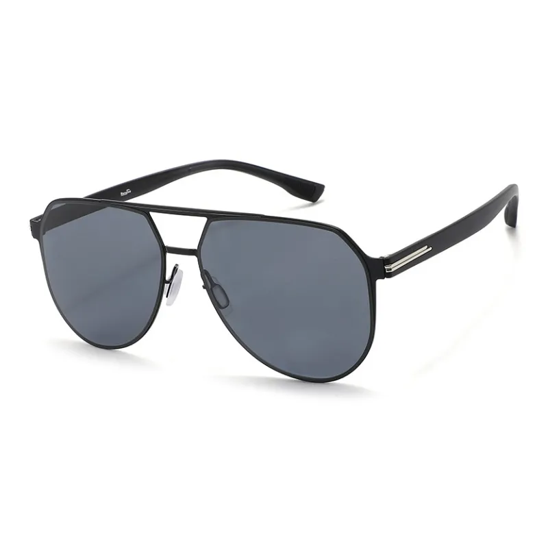 JEKA Metal Aviator Sunglasses Men's-0