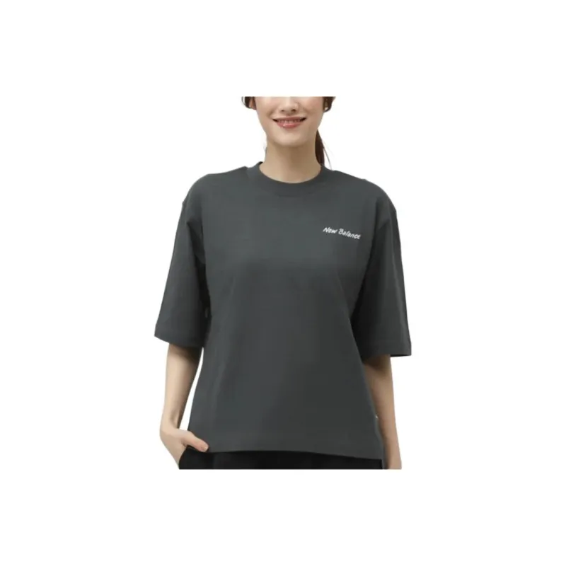 New Balance T Shirt Women's Charcoal Gray-0