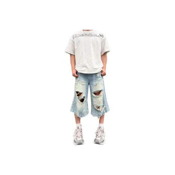 CORNILOT Denim Shorts Unisex Blue