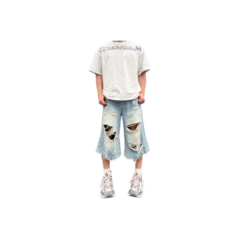 CORNILOT Denim Shorts Unisex Blue-0