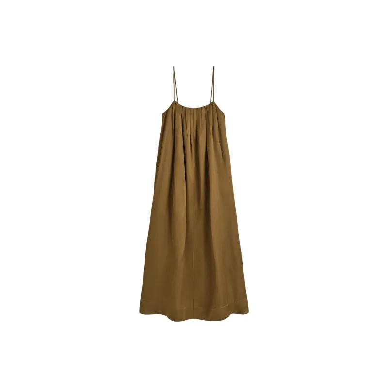 COS Slip Dresses Women's Brown-0