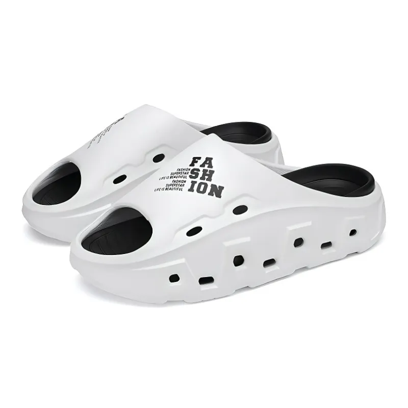 Darcy Sen Slippers Black Gray/Light Green/Khaki White/White Black-79