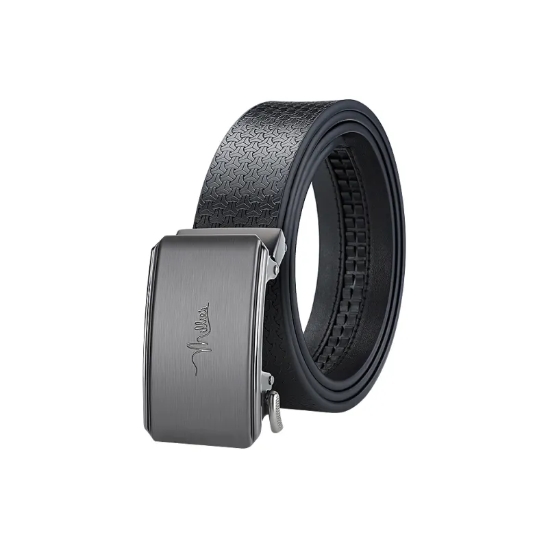 MILLIE'S Cow Split Leather Belts Men's Width 3.4cm-0