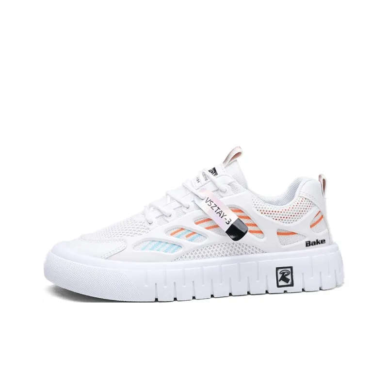 BAKE Non slip Lightweight Low Top Skateboard Shoes Men's-5