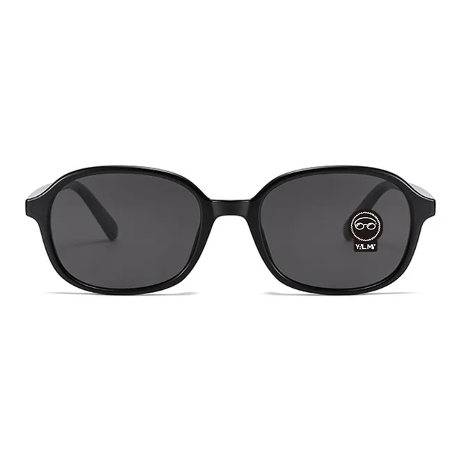 YALMY TR/Memory Plastic Oval Sunglasses Unisex-1