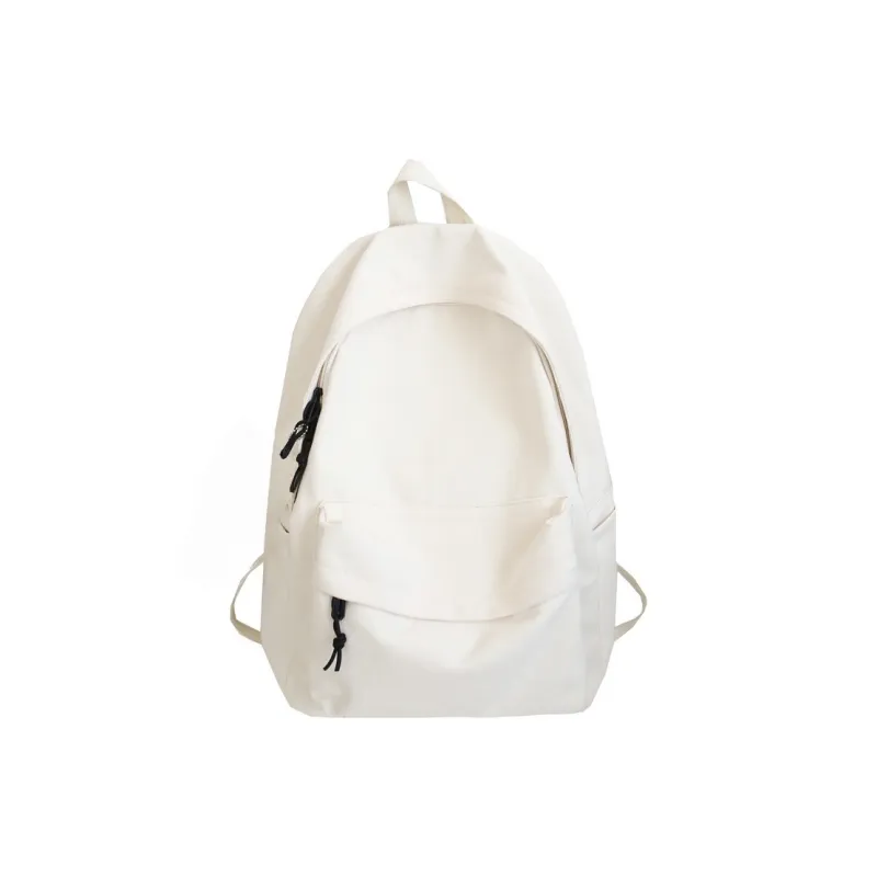 Vack Canvas Backpack Unisex White/Black/Blue-0