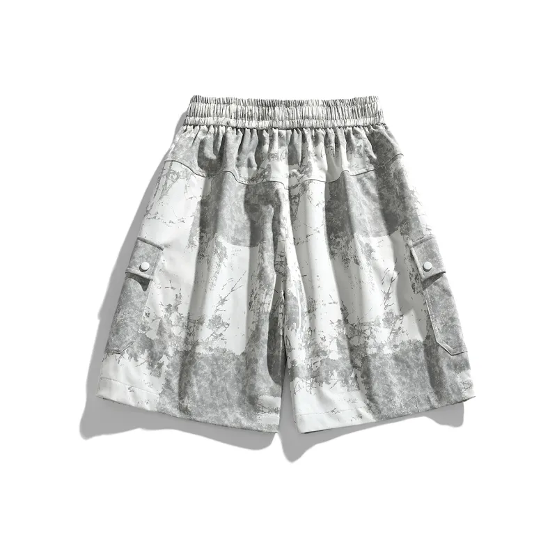 Qnxeey Cargo Shorts Unisex-7