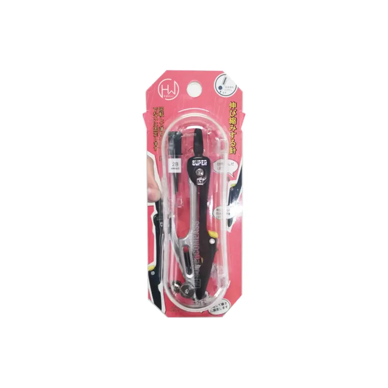 HAIWENZHIZAO Safety Multifunction Drawing Pin With Retractable Needle Compasses-3