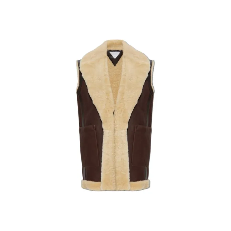 Bottega Veneta Vest Women's Brown-0