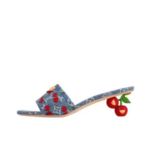 Takashi Murakami x LOUIS VUITTON Lily Slide Slippers 5.5cm Women's Gaga