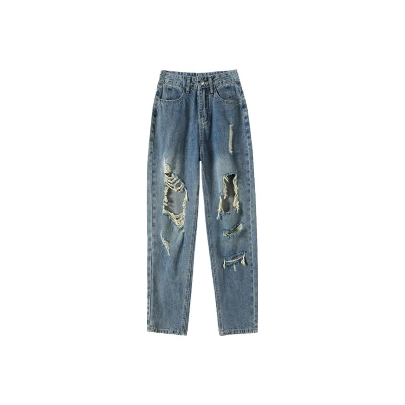 GOSO Jeans Women's Vintage Blue Ripped-5