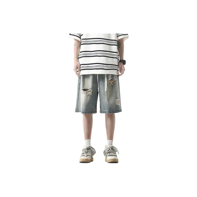 GOODHENLCE Denim Shorts Unisex-15