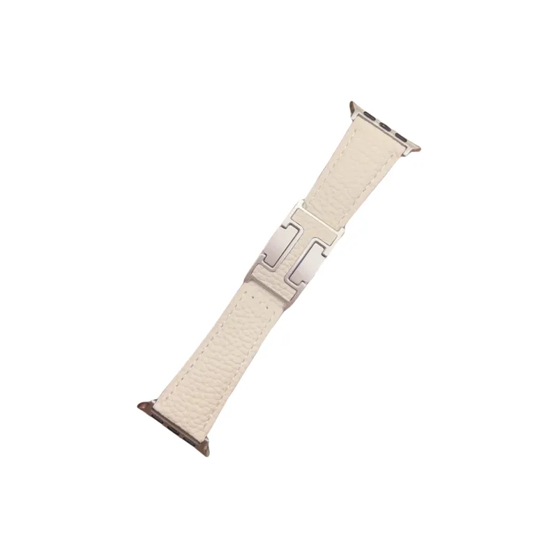 Brangdy Apple Compatibility Watch Band Cowhide Leather Material-4