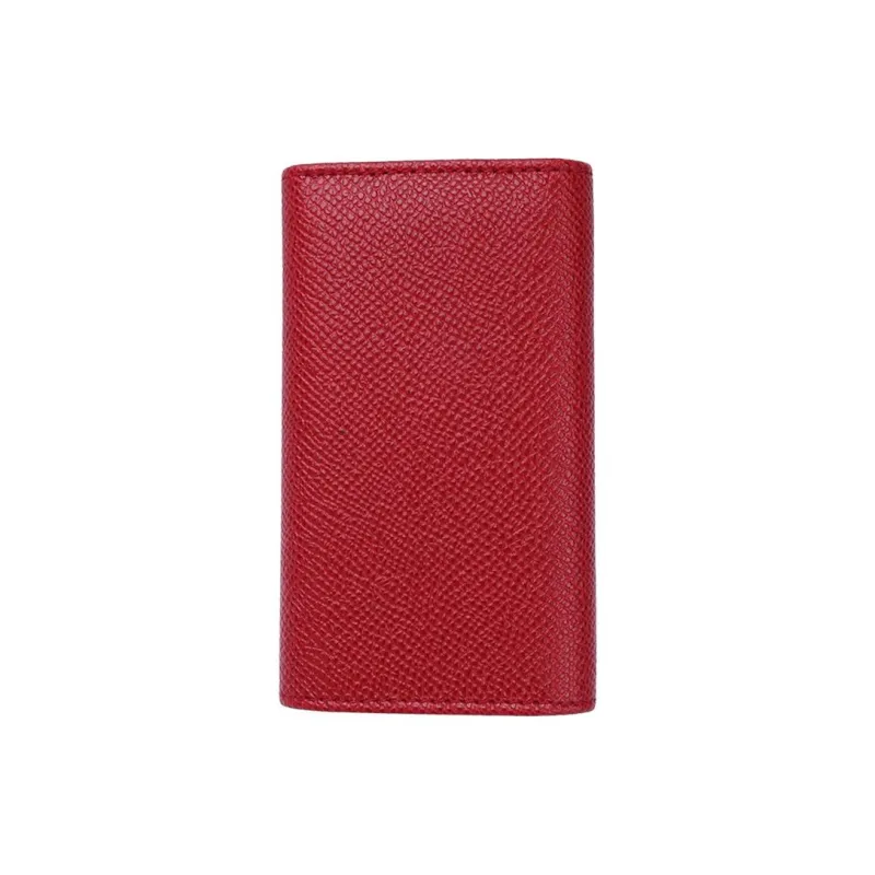Dolce & Gabbana Cow Leather Wallet Women's Dark Red-2
