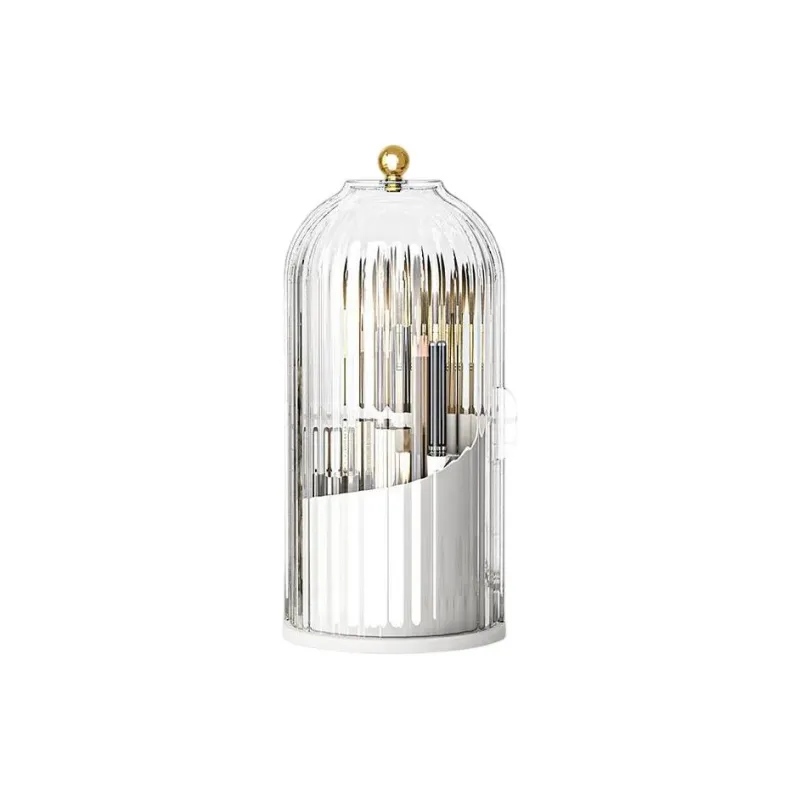 Future Maple Nordic Bird Cages Rotating Storage Makeup Brushes Dust Resistant Splash Resistant-0